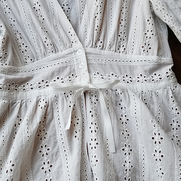 For Love And Lemons White Eyelet Dress Medium - Picture 7 of 12